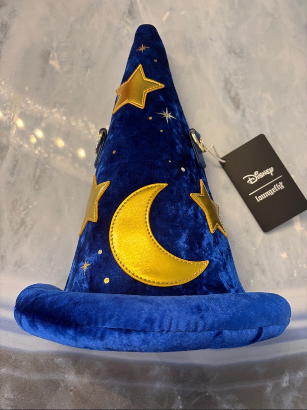 Disney Mickey Mouse Fantasia Velvet Hat Crossbody